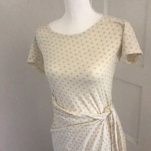 Retro style side tie dress